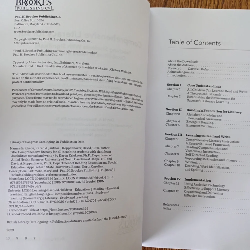 Comprehensive Literacy for All : Teaching Students with Significant Disabilities